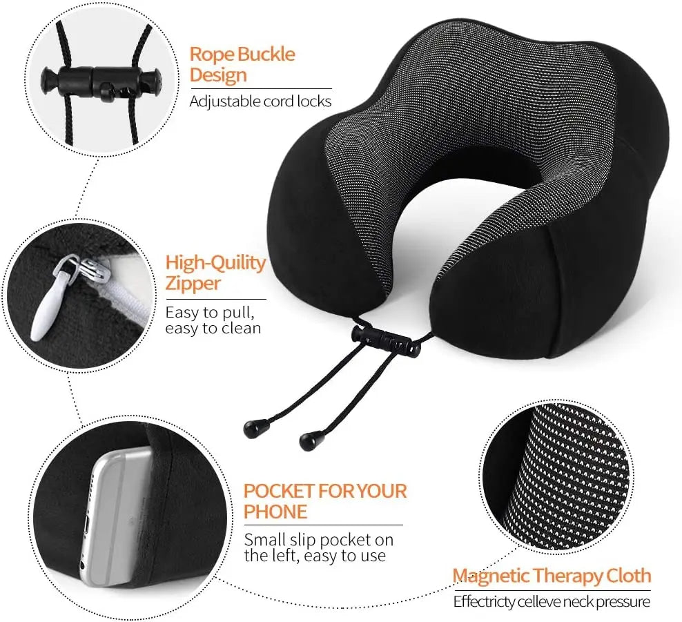 ZS - Memory Foam Travel Neck Pillow