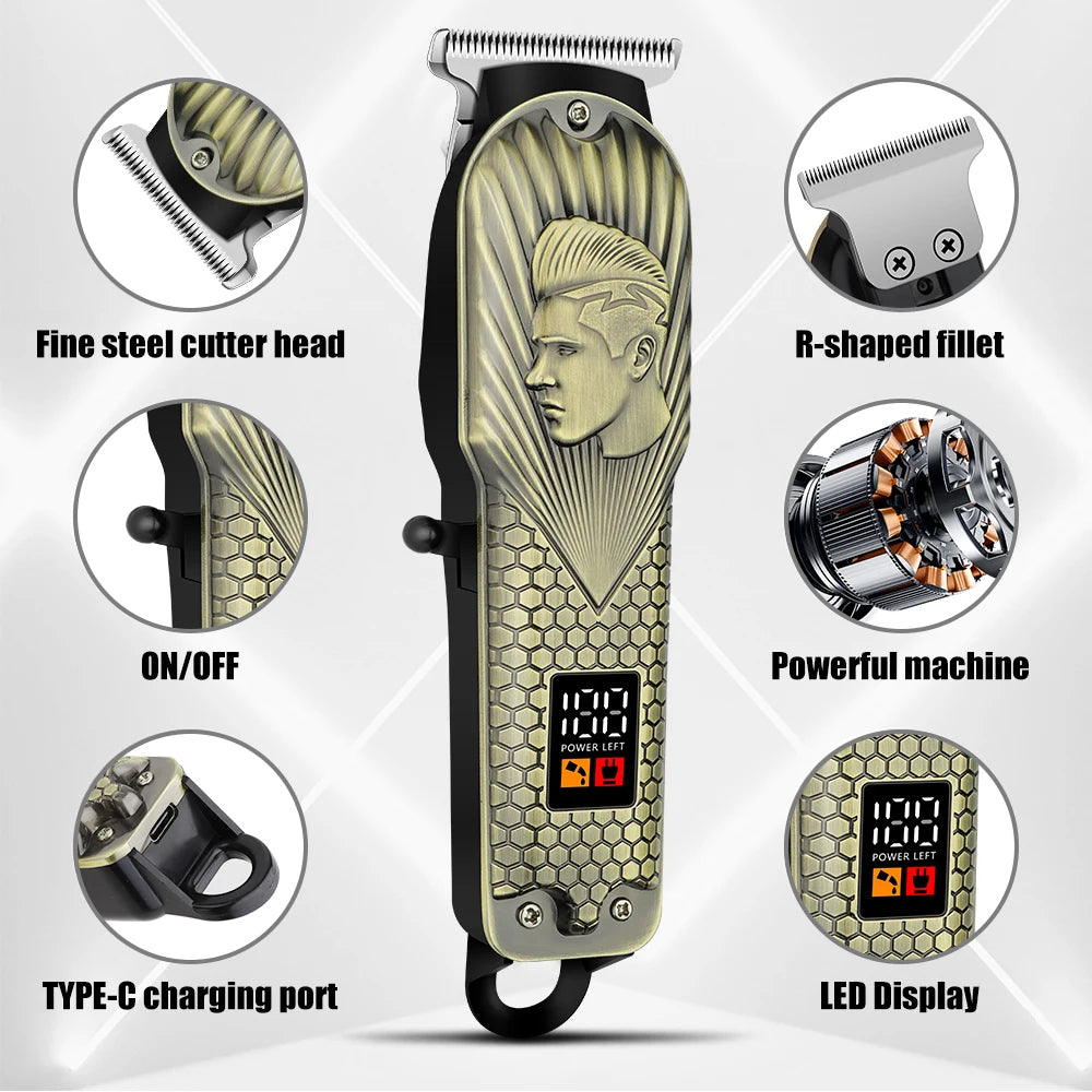ZS - Professional Hair Trimmer - Type-C Rechargeable