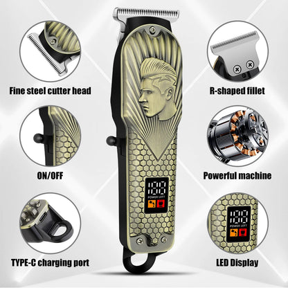 ZS - Professional Hair Trimmer - Type-C Rechargeable