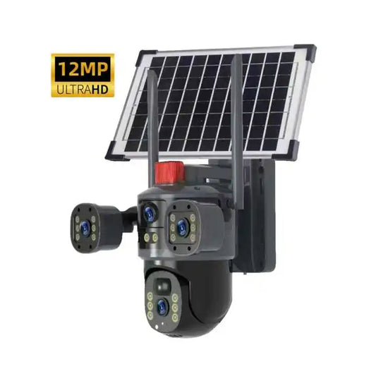 ZS -  12MP Solar CCTV Camera | Wireless Outdoor Security with Color Night Vision