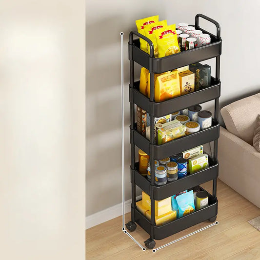 ZS - 5 Tier Multi-Purpose Rolling Cart Trolley