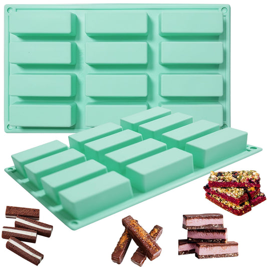 ZS - 12 Cavity Granola Bar Silicone Mold