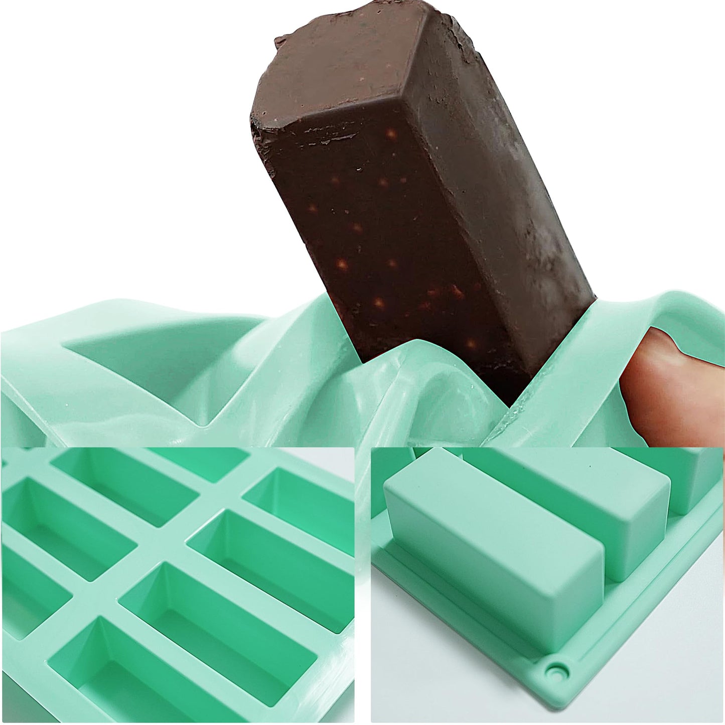 ZS - 12 Cavity Granola Bar Silicone Mold