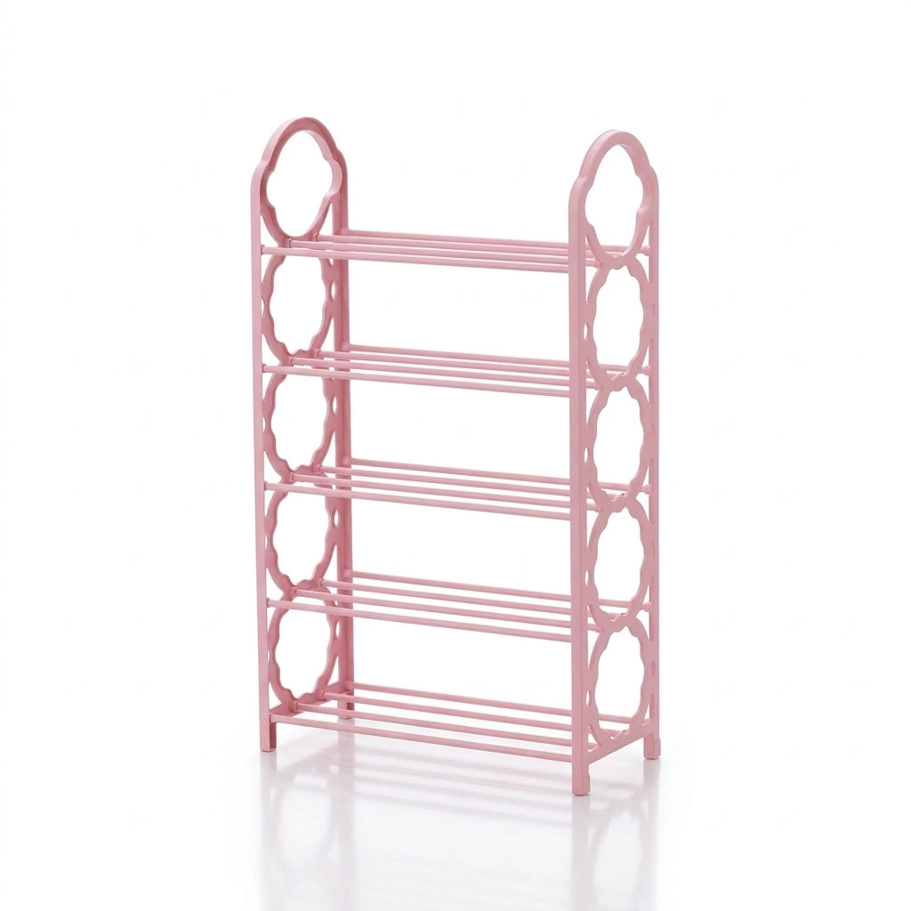 ZS - Multipurpose Space Saving 5-Layer Stainless Steel Shoe Rack Organizer