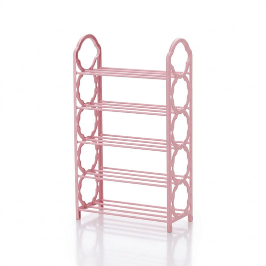 ZS - Multipurpose Space Saving 5-Layer Stainless Steel Shoe Rack Organizer