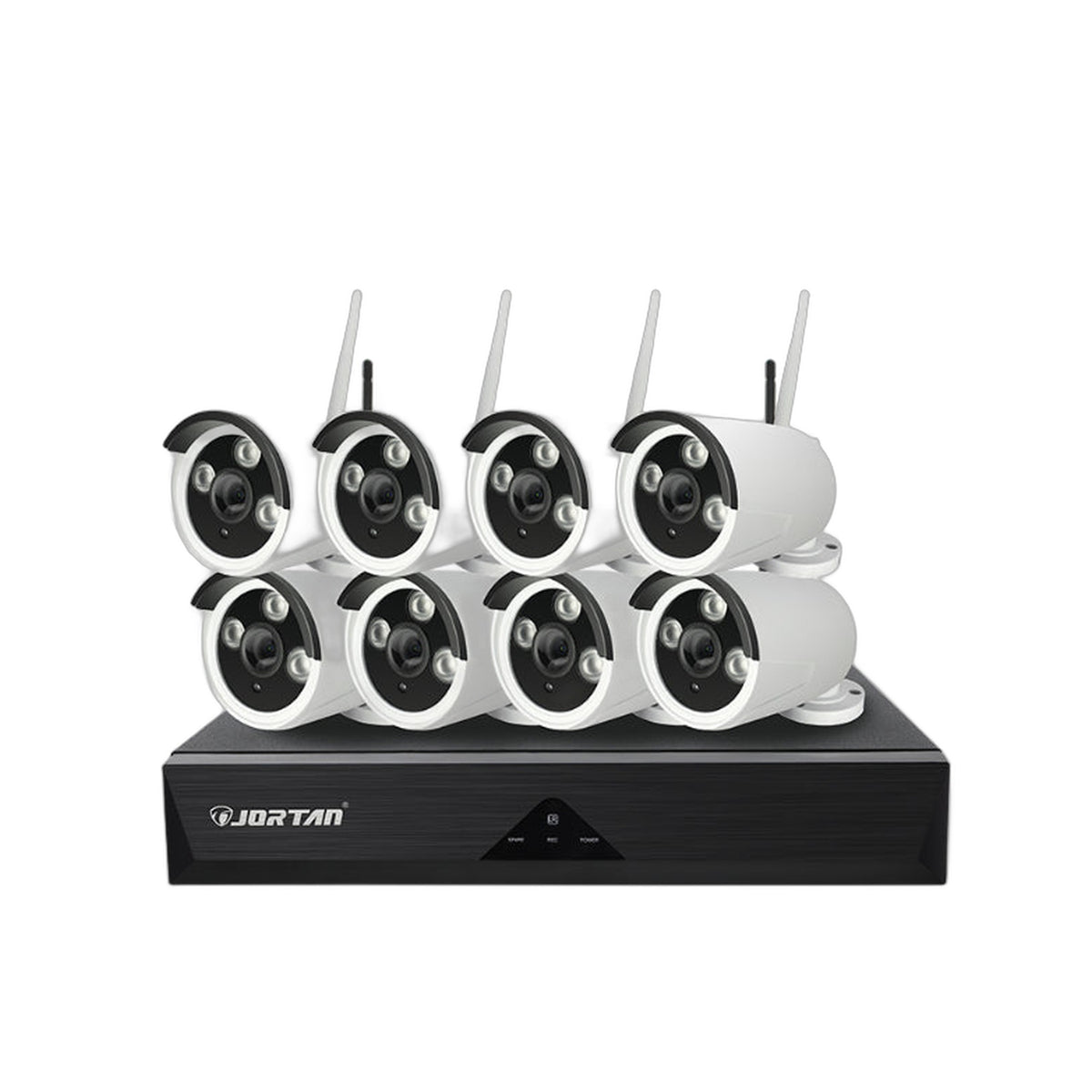 ZS - Jortan NVR Kit 8 Channel, 8 Camera 1080P Outdoor Camera System