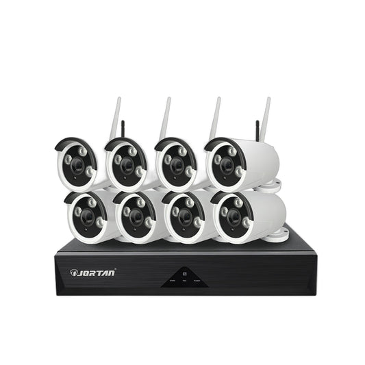 ZS - Jortan NVR Kit 8 Channel, 8 Camera 1080P Outdoor Camera System