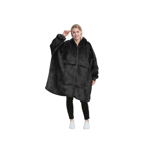 ZS - Oversized Huggle Hoodie Blanket with Zipper