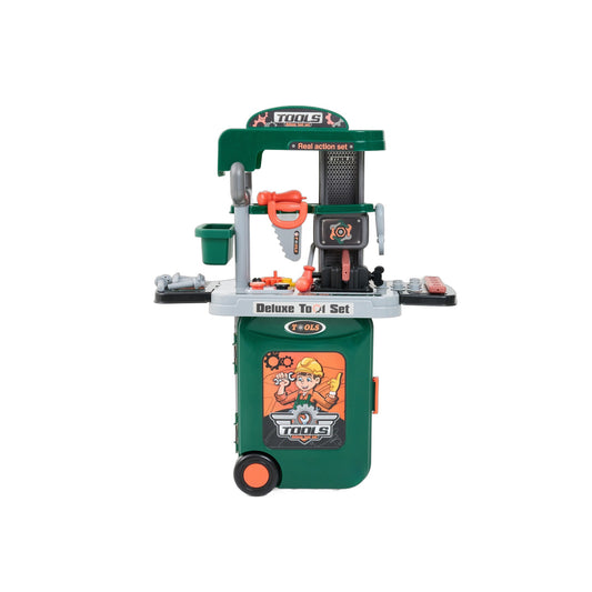 ZS - Deluxe Tool Play Set -Pretend Play Luggage Tool Kit for Kids with Suitcase
