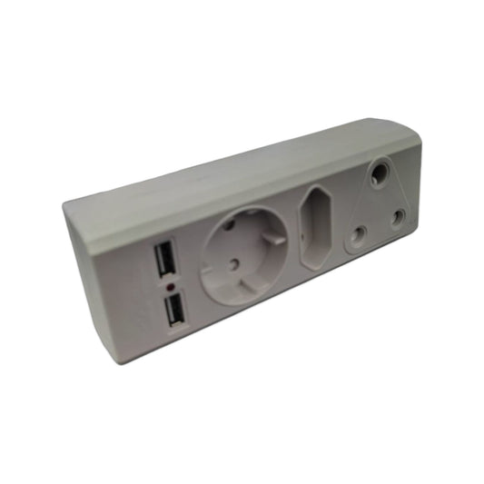 ZS - 3 Way Multi Plug-R-21USB