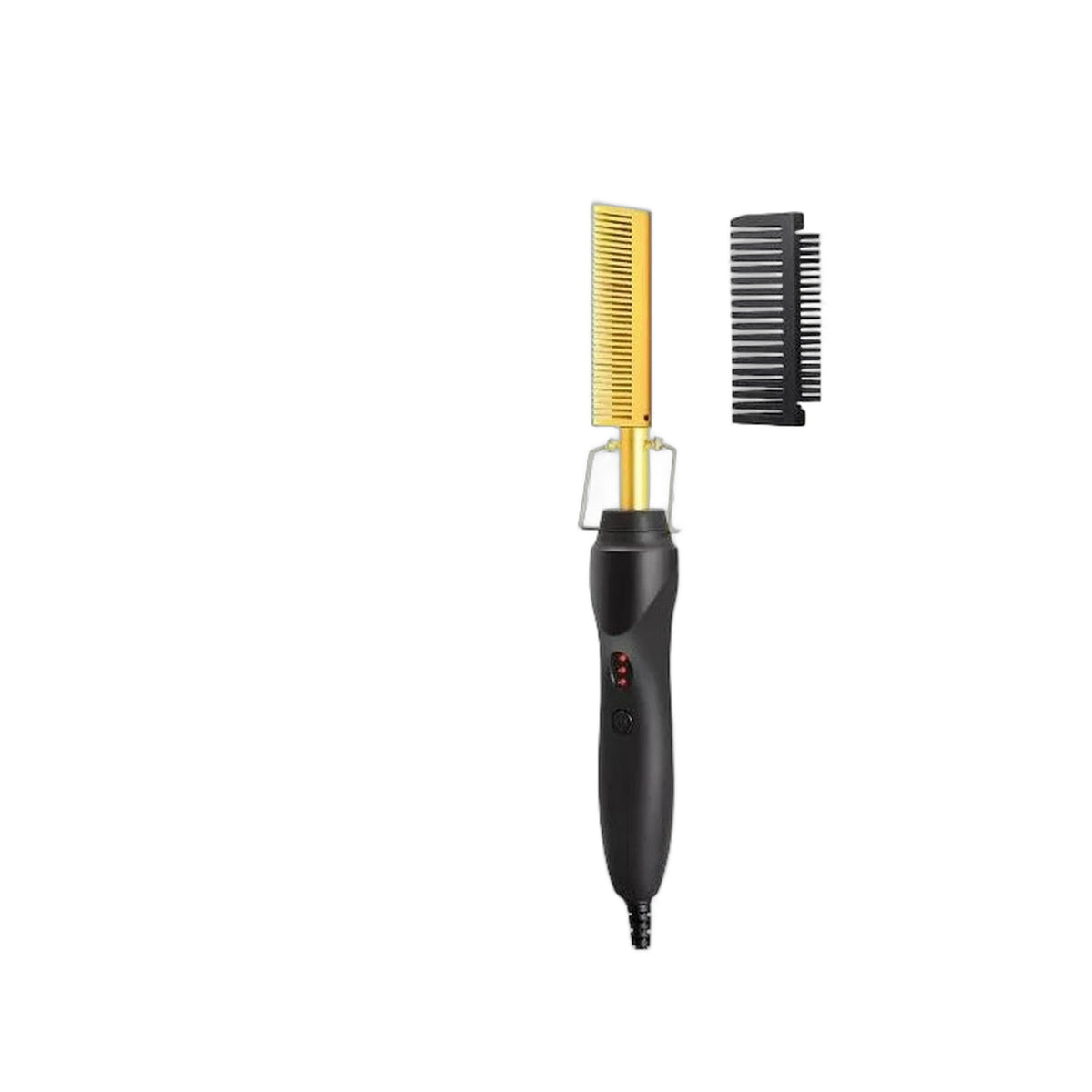 ZS Electric Straightening Hot Comb on white background