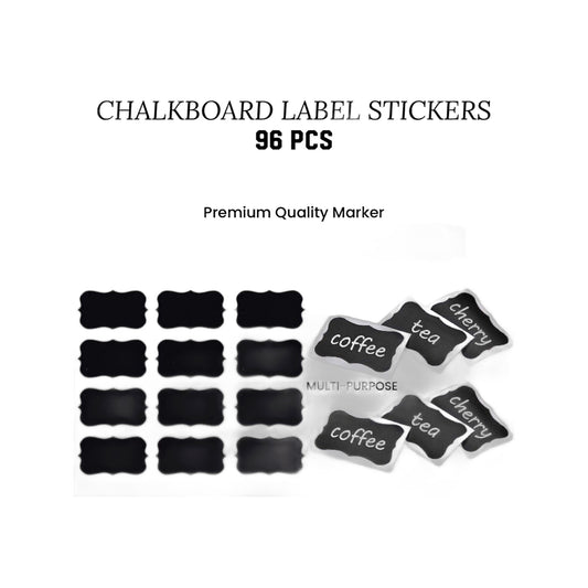 ZS - Multi Purpose  Chalkboard Label Stickers 96 PCS Pack