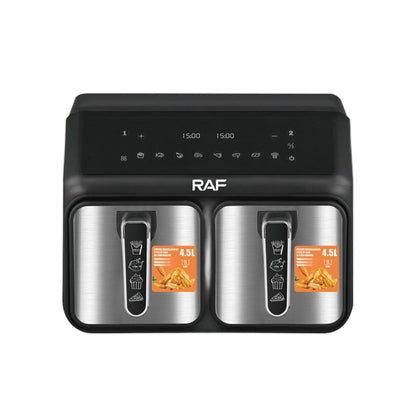 ZS - Raf R-5376 9 Litre Air Fryer with Double Detachable Bucket