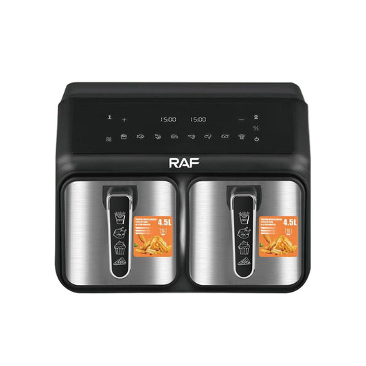 ZS - Raf R-5376 9 Litre Air Fryer with Double Detachable Bucket