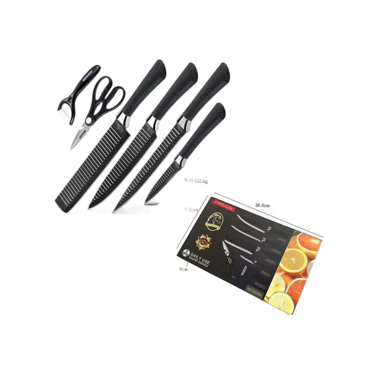 ZS - Chef Knife Set 6pcs