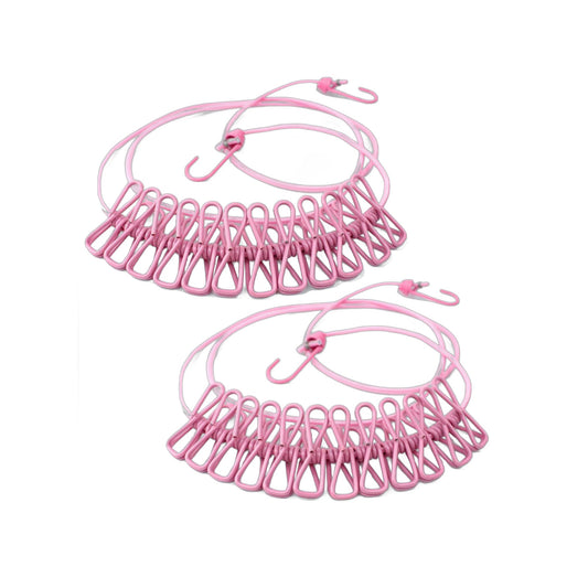 ZS - Camping Home Laundry Line Elastic Clothesline