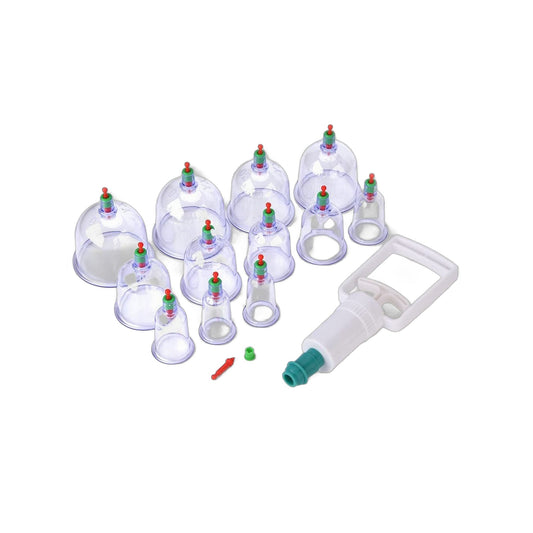 ZS - Vacuum Cupping Sets of 12 Cups With Pump
