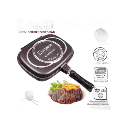 ZS - Dessini Fry Pan/Grill Pan 40cm - Black