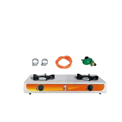 ZS - Stainless Steel Gas Stove - 2 Burner