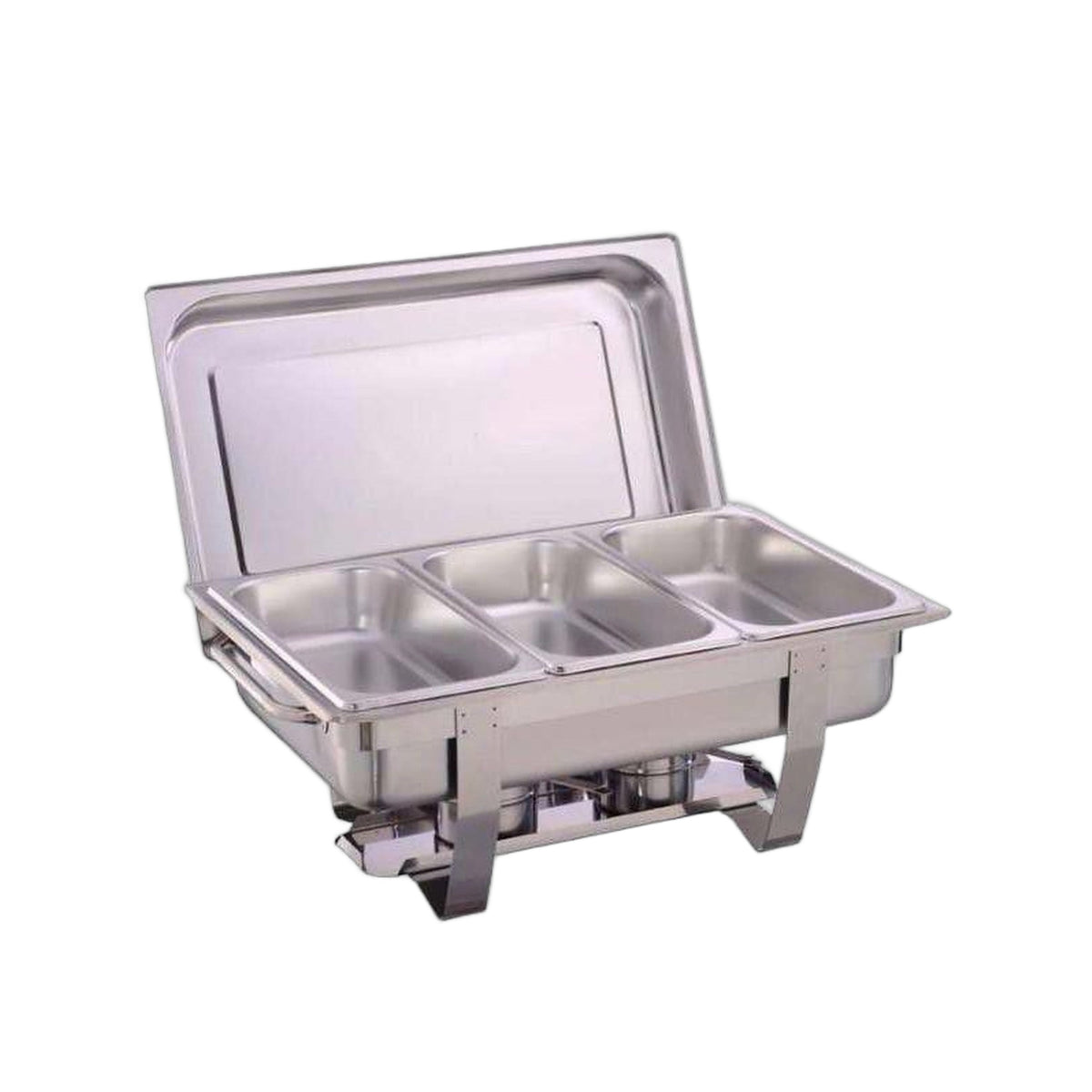 ZS 16L Stainless Steel Triple Tray Chafing Dish food warmer