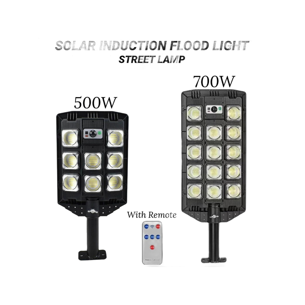 ZS Solar Induction Flood Light Street Lamp