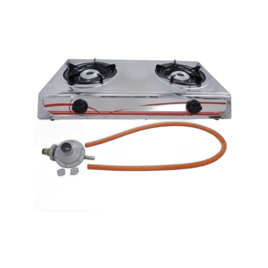 ZS - Aruif - 2 Burner Stainless Steel Gas Stove