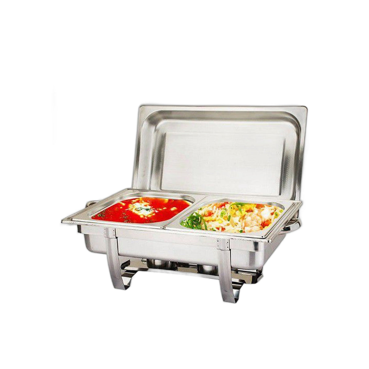 ZS 16L Stainless Steel Double Tray Chafing Dish food warmer