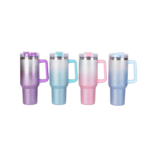 ZS - 1200ml Glittering Travel Tumbler Flask