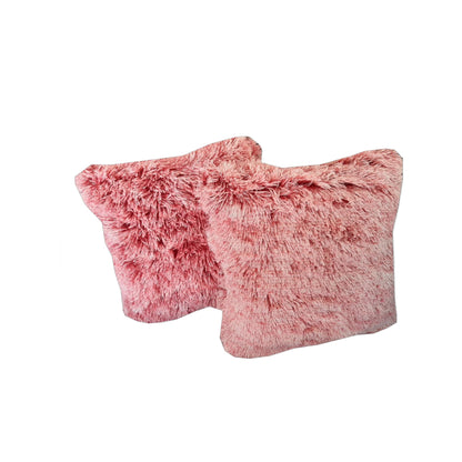ZS - Soft Fluffy Scatter Cushions - Set of 2 - 40x40cm