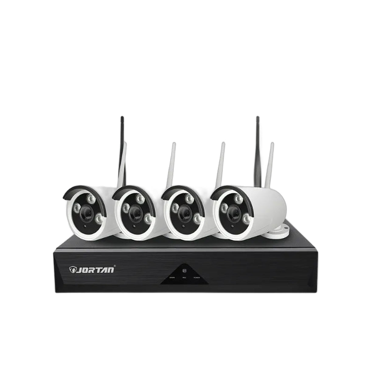 ZS - JORTAN Wireless  NVR Kit 4 Channel, 4 Camera 1080P Outdoor Camera System