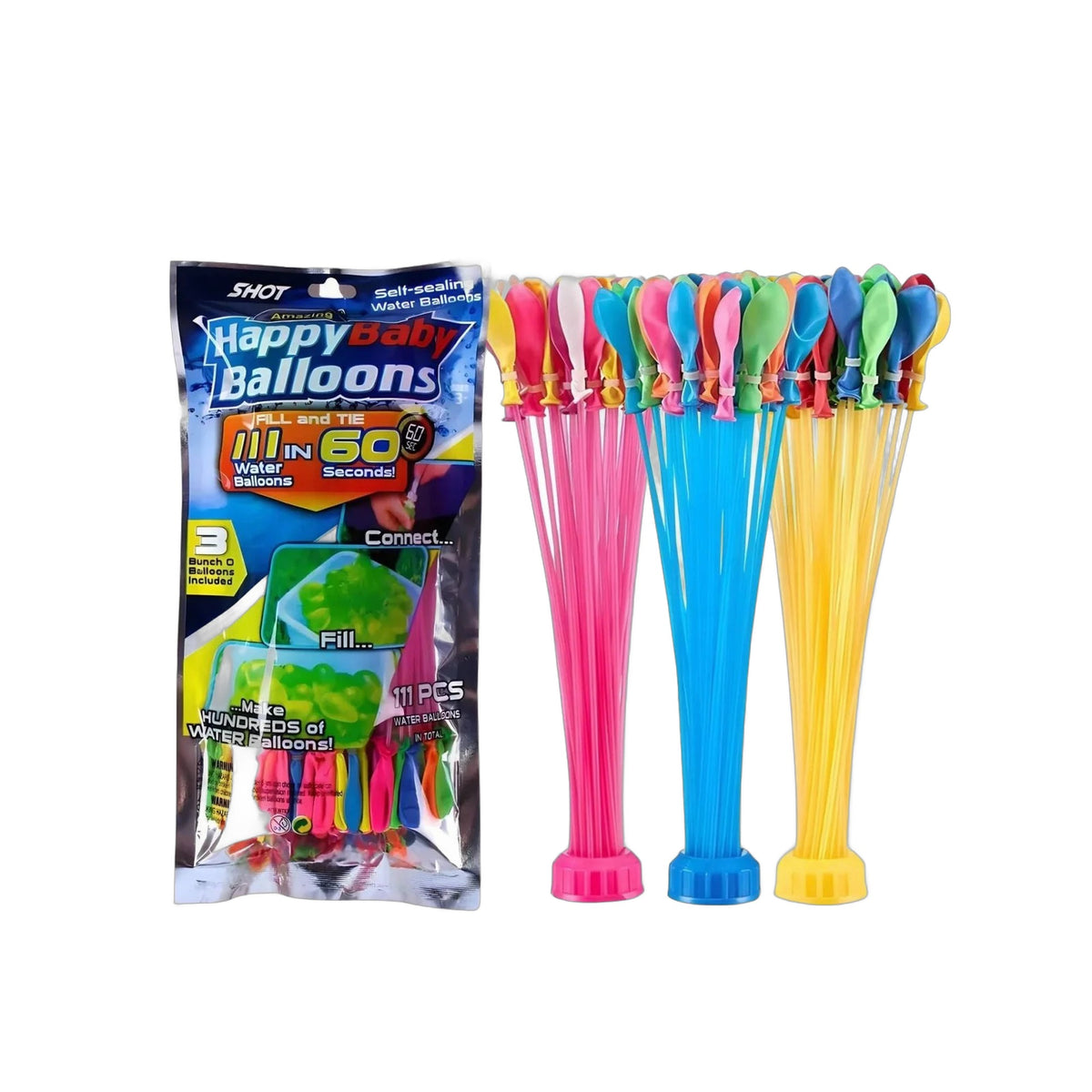 ZS - 111 Water Baloons in 60 Seconds