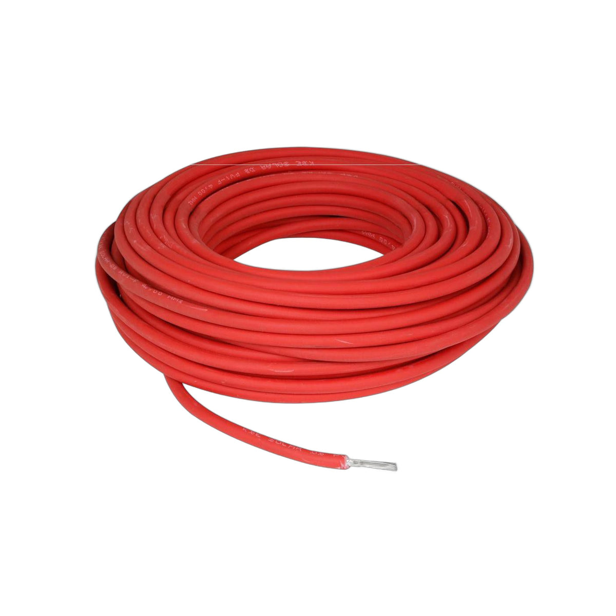 ZS - 4mm Solar PV Cable Red (100M Roll)