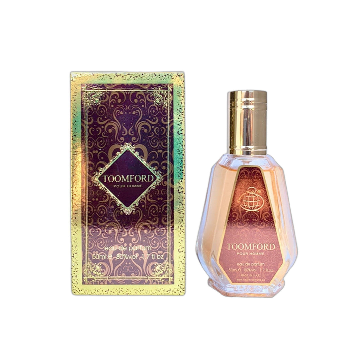 Toomford Pour Homme Eau de Parfum on white background