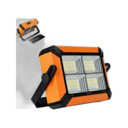  ZS - 100W LED Solar Portable Work Light with Built in Powerbank