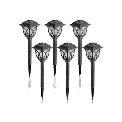 ZS 6pcs Solar Garden Lawn Light