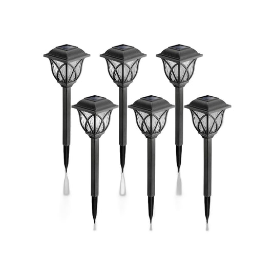 ZS 6pcs Solar Garden Lawn Light