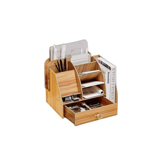 ZS - Multi-Functional Wooden Desktop Organizer