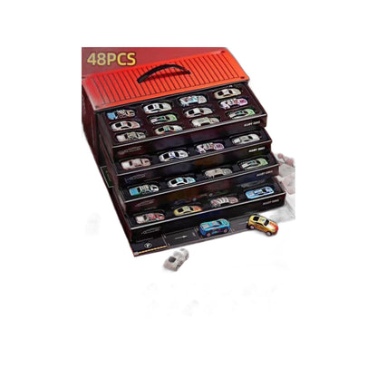ZS - Alloy Car Model Cars in a Shipping Container - 48 Pieces