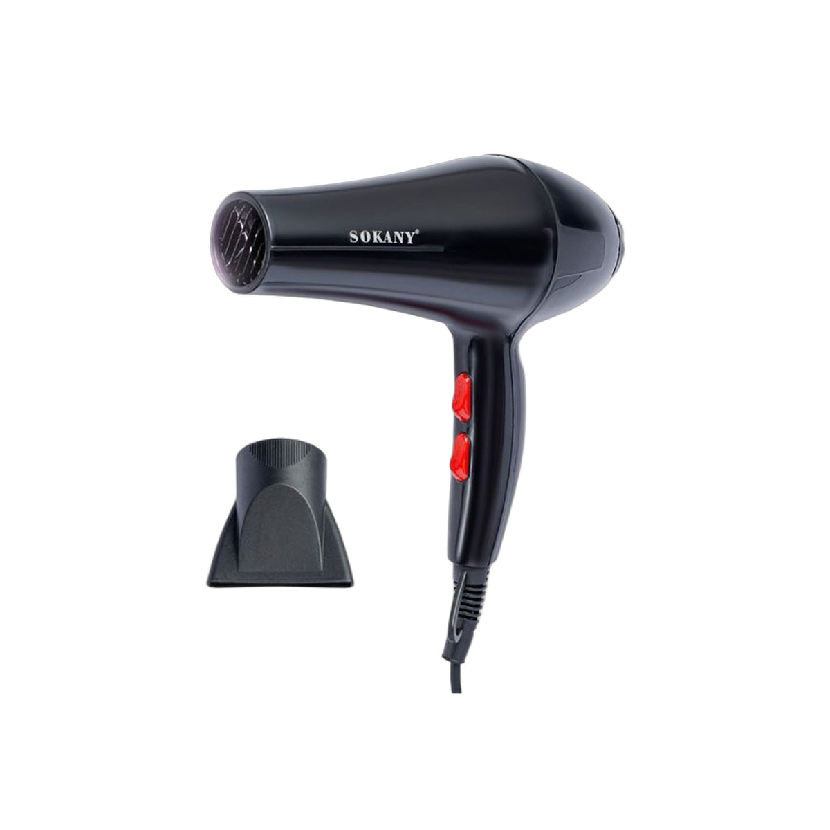 ZS 2200W Sokany Professional Hair Dryer on white background