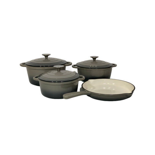 ZS - 7 Piece Cast Iron Pot Set
