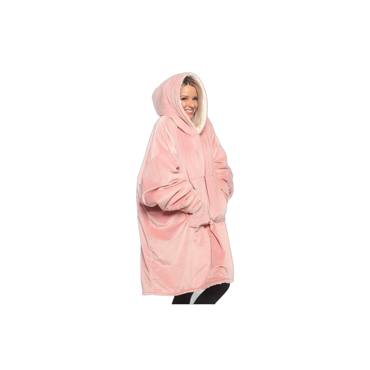 ZS - Huggle Hoodie Ultra Plush Blanket, One Size