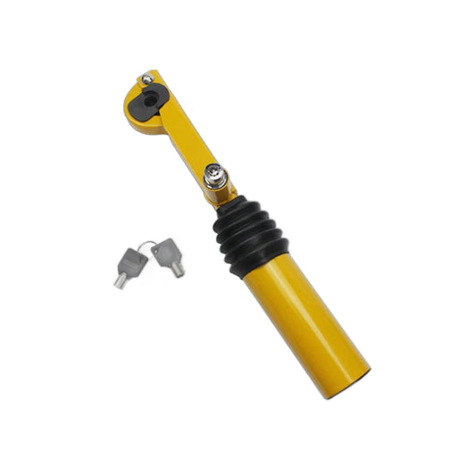 ZS - Car Lock Hand Brake Lock Gear Lock Anti-Theft Lock Gear Yellow