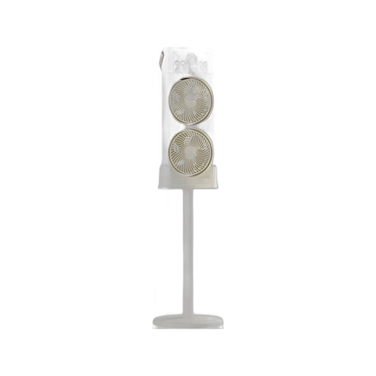 ZS - Dual Fan Mist Cooling Fan with Humidifier, 6 Nozzles 360 Adjustable