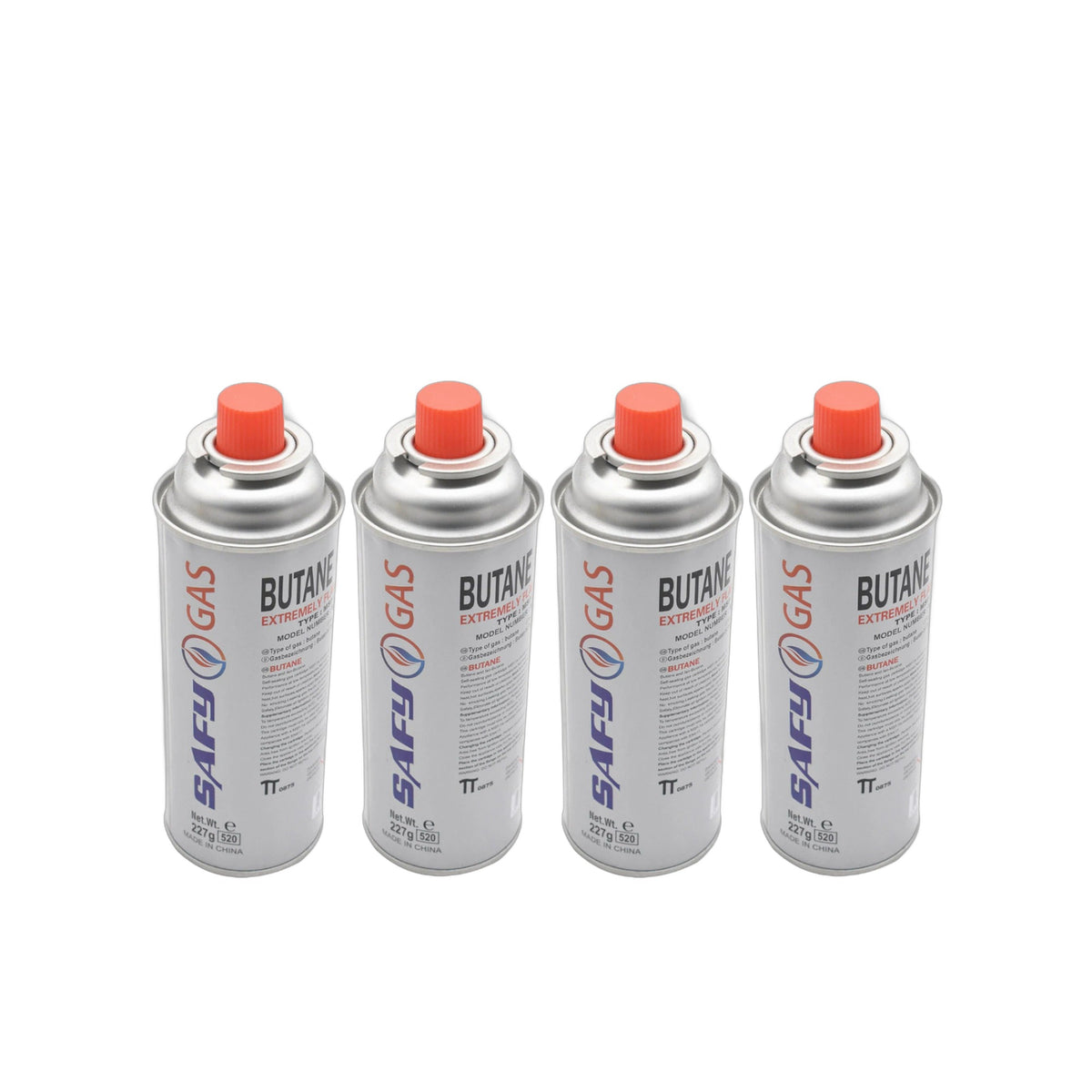 ZS - Pack of 4 - SAFY GAS - Butane Canisters 227g