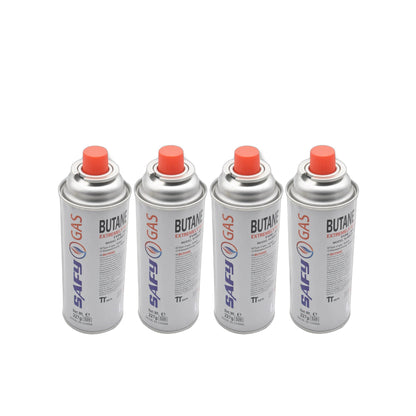 ZS - Pack of 4 - SAFY GAS - Butane Canisters 227g