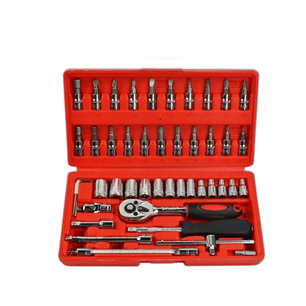 ZS - 46 Pieces 1/4-Inch Socket Set