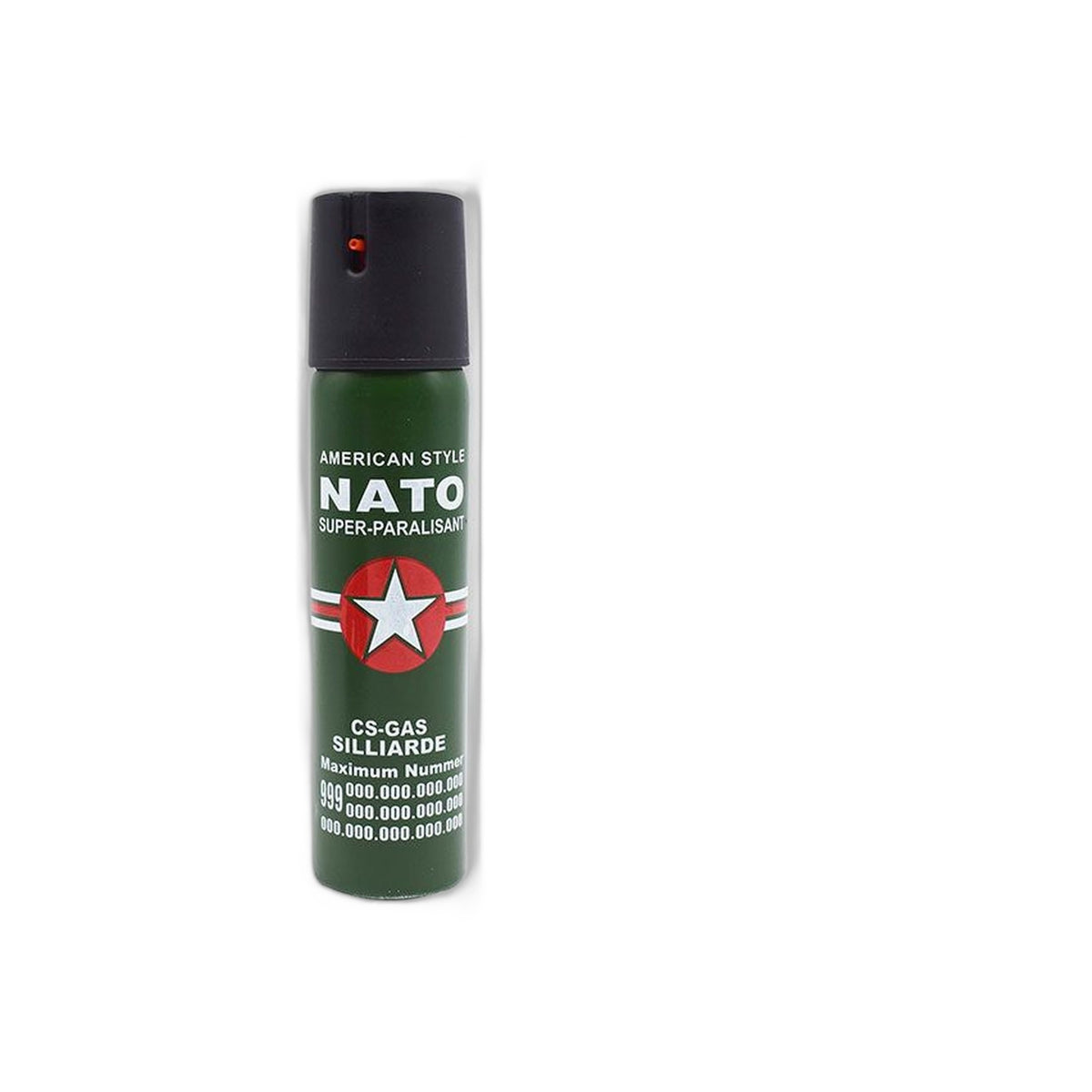 ZS Nato pepper spray on white background