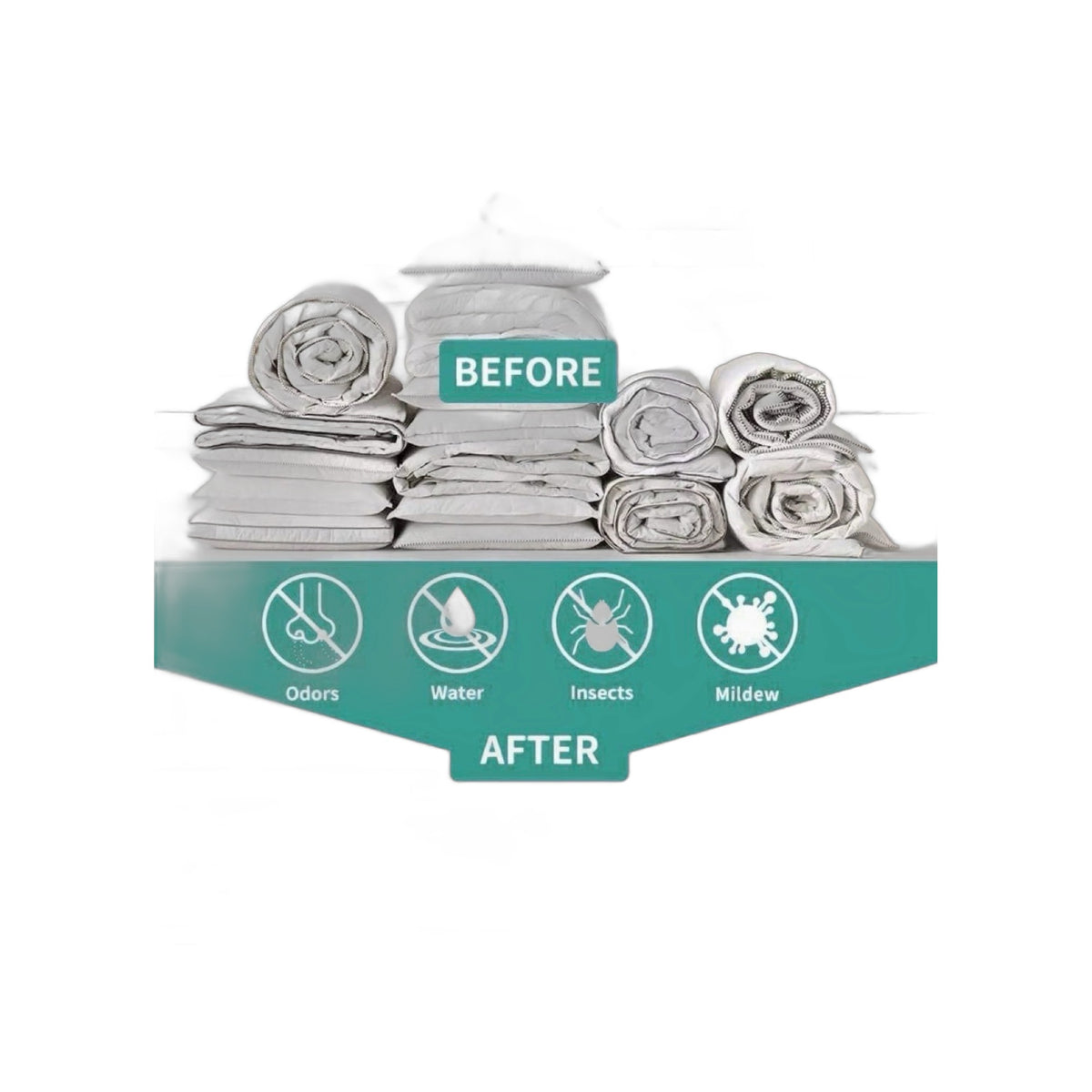 ZS -10 PCs Vacuum Storage Bags