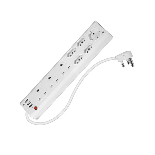 ZS - Redisson USB 9 Way Multi-Plug Adapter Fire Resistant