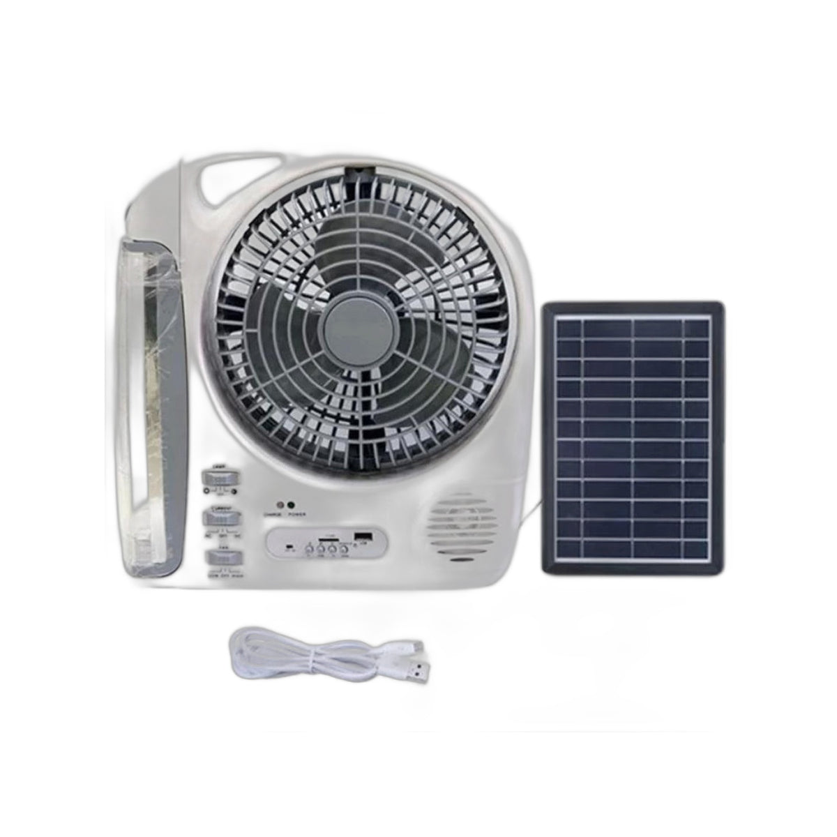 ZS 6 in 1 Rechargeable Solar Fan